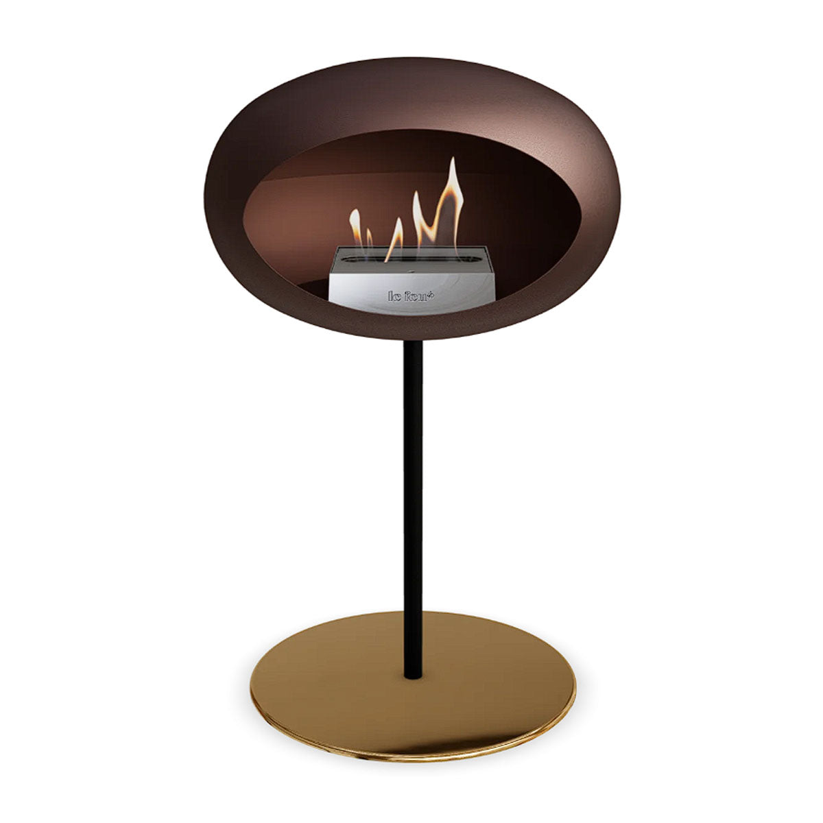 Le Feu Ground Steel Low - Mocca - 25mm Pole Width