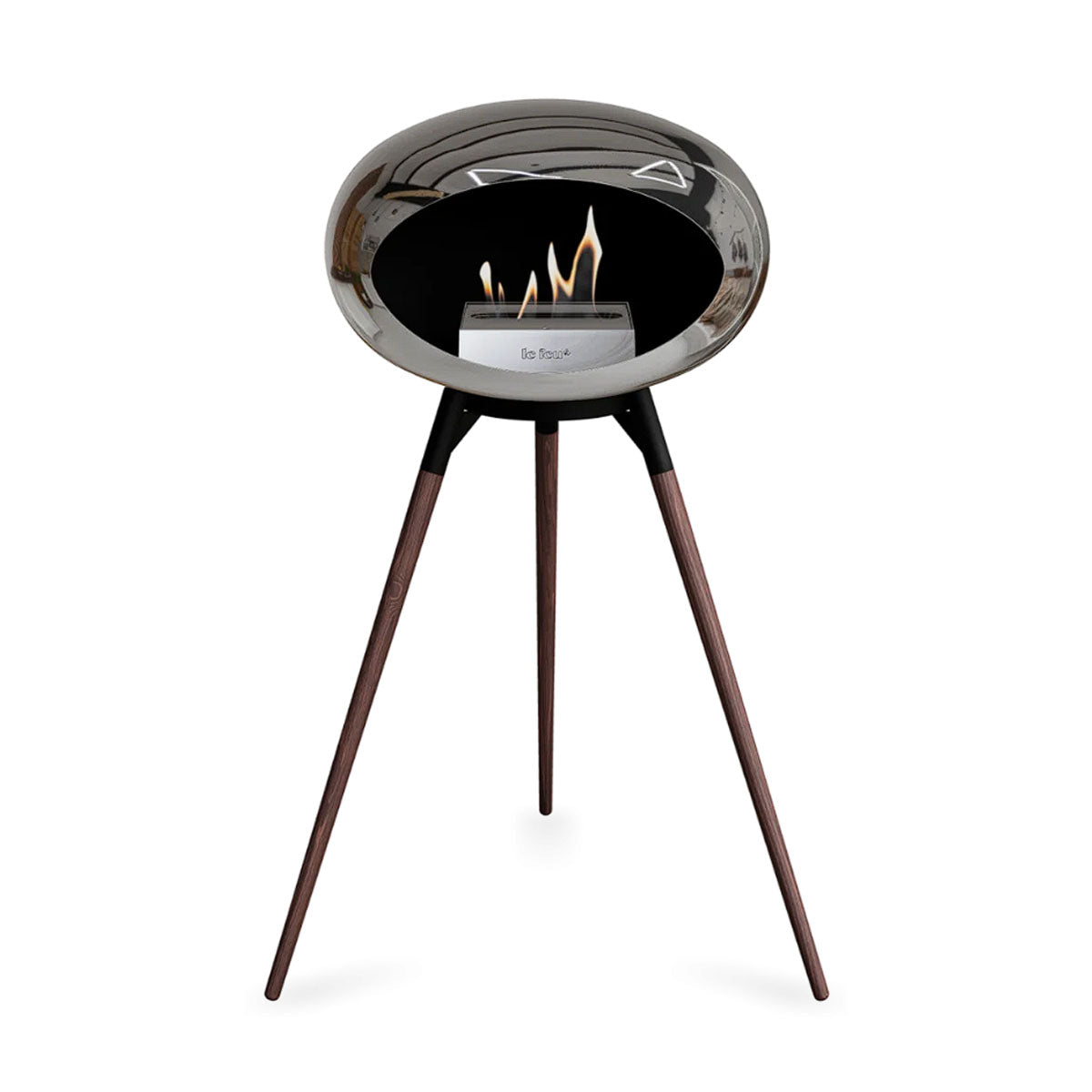 Le Feu Ground Wood High - Chromed Silver