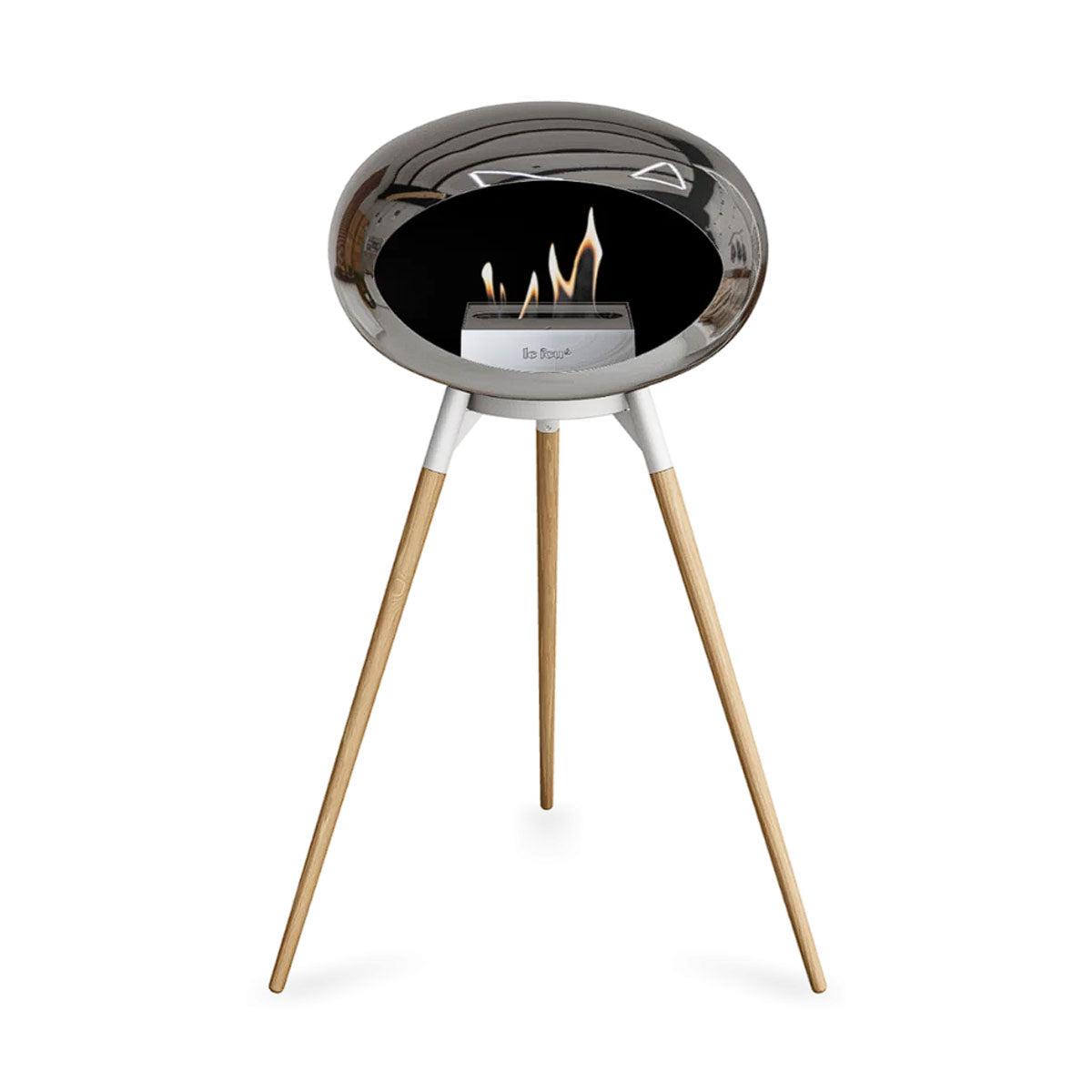 Le Feu Ground Wood High - Chromed Silver