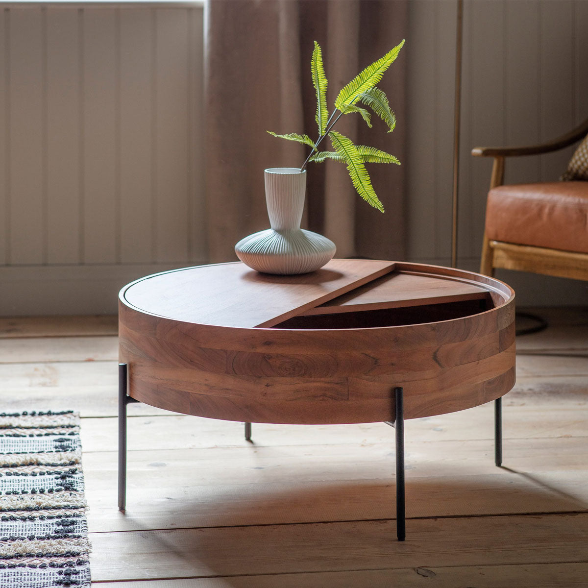 Gallery Direct Risby Coffee Table 800x800x410mm