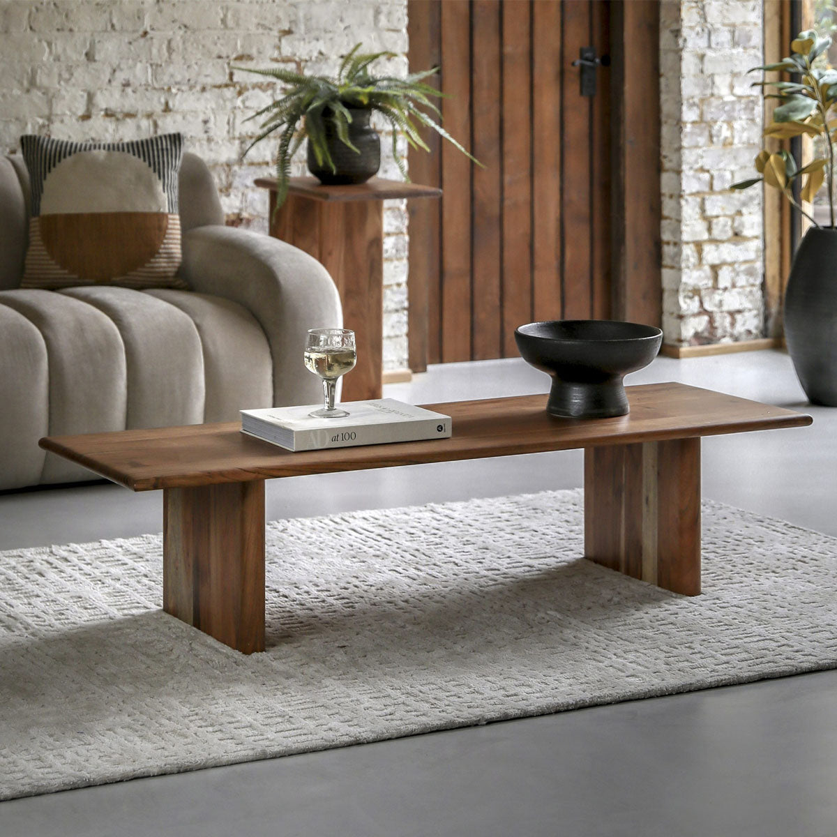 Gallery Direct Borden Coffee Table 1500x500x350mm
