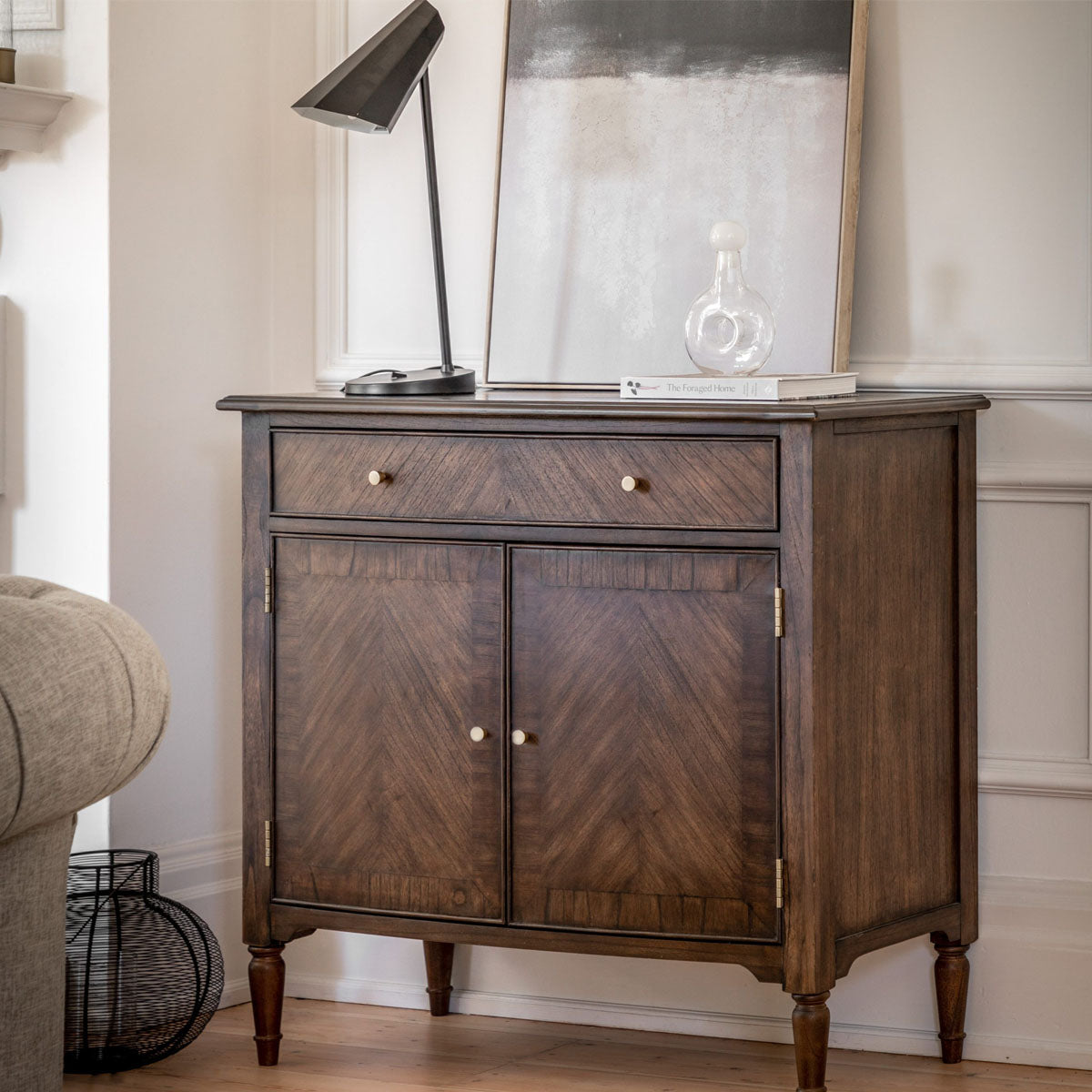 Gallery Direct Madison 2 Door/1 Drawer Sideboard 1000x950x475mm