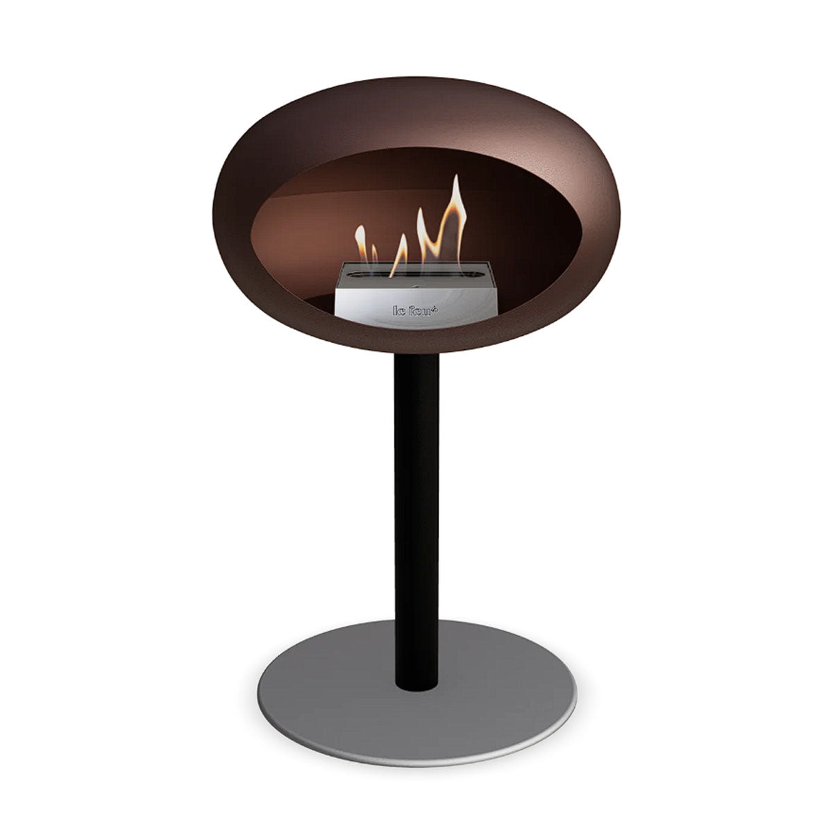 Le Feu Ground Steel Low - Mocca - 60mm Pole Width