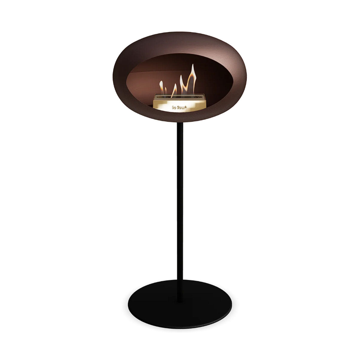 Le Feu Ground Steel High - Mocca - 25mm Pole Width