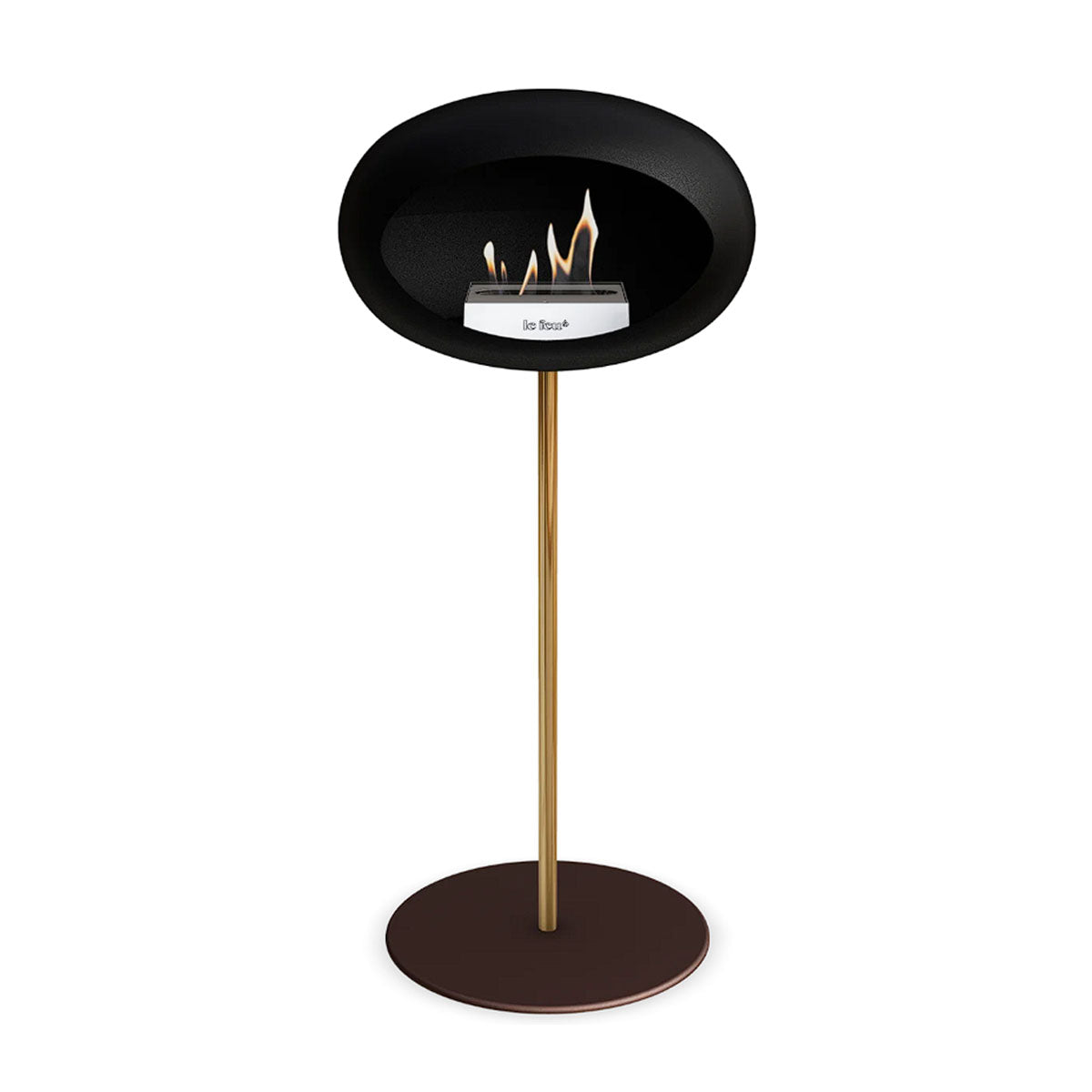 Le Feu Ground Steel High - Black - 25mm Pole Width