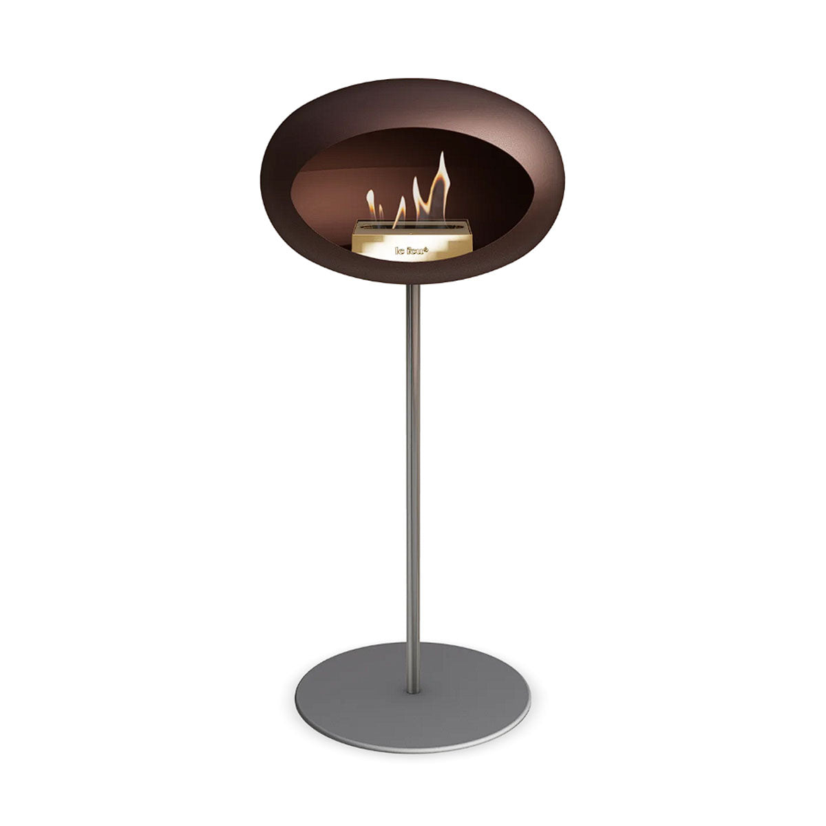 Le Feu Ground Steel High - Mocca - 25mm Pole Width