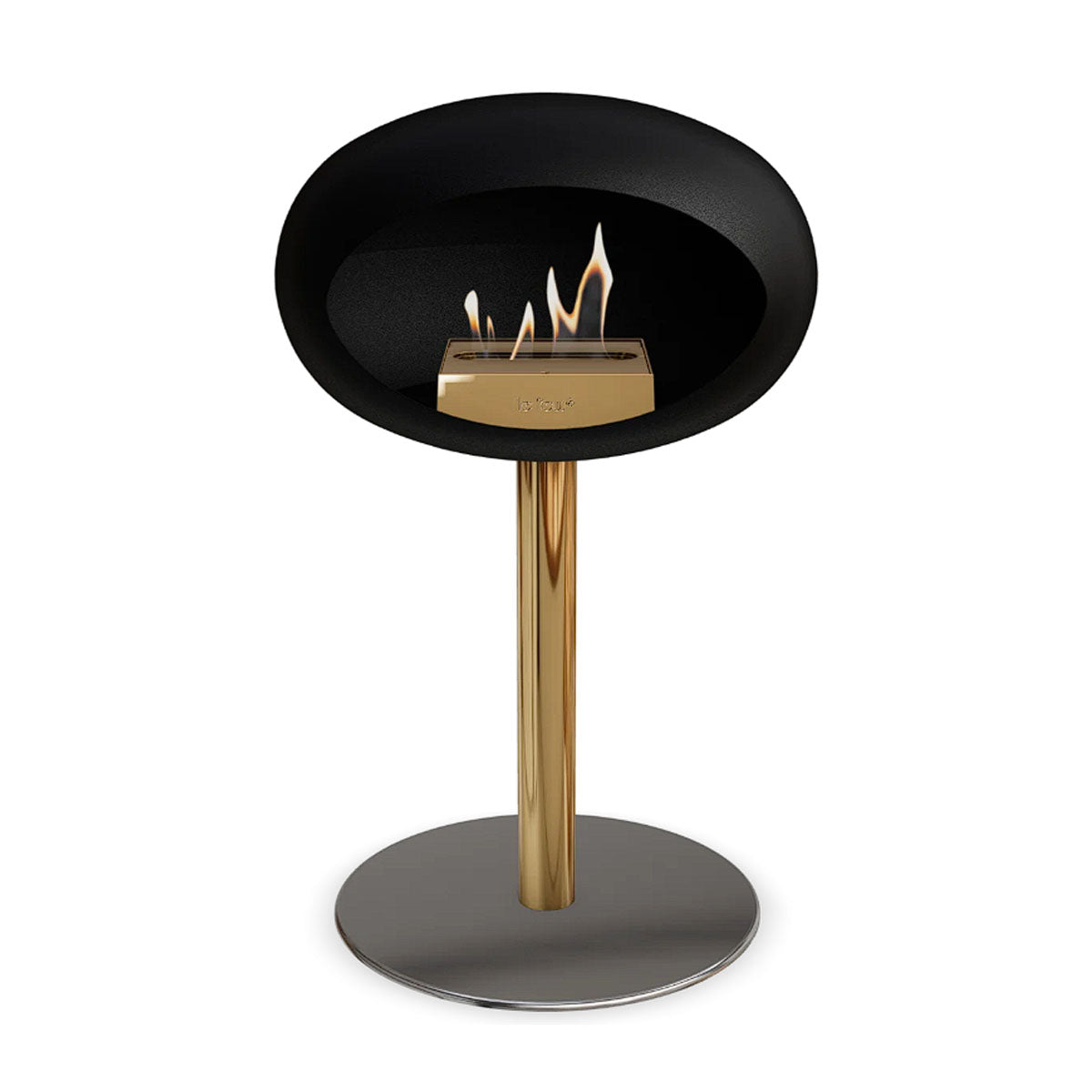 Le Feu Ground Steel Low - Black - 60mm Pole Width