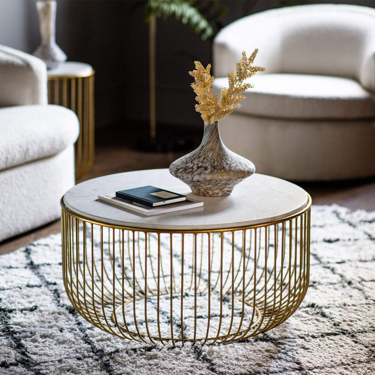 Gallery Direct Riley Coffee Table Gold