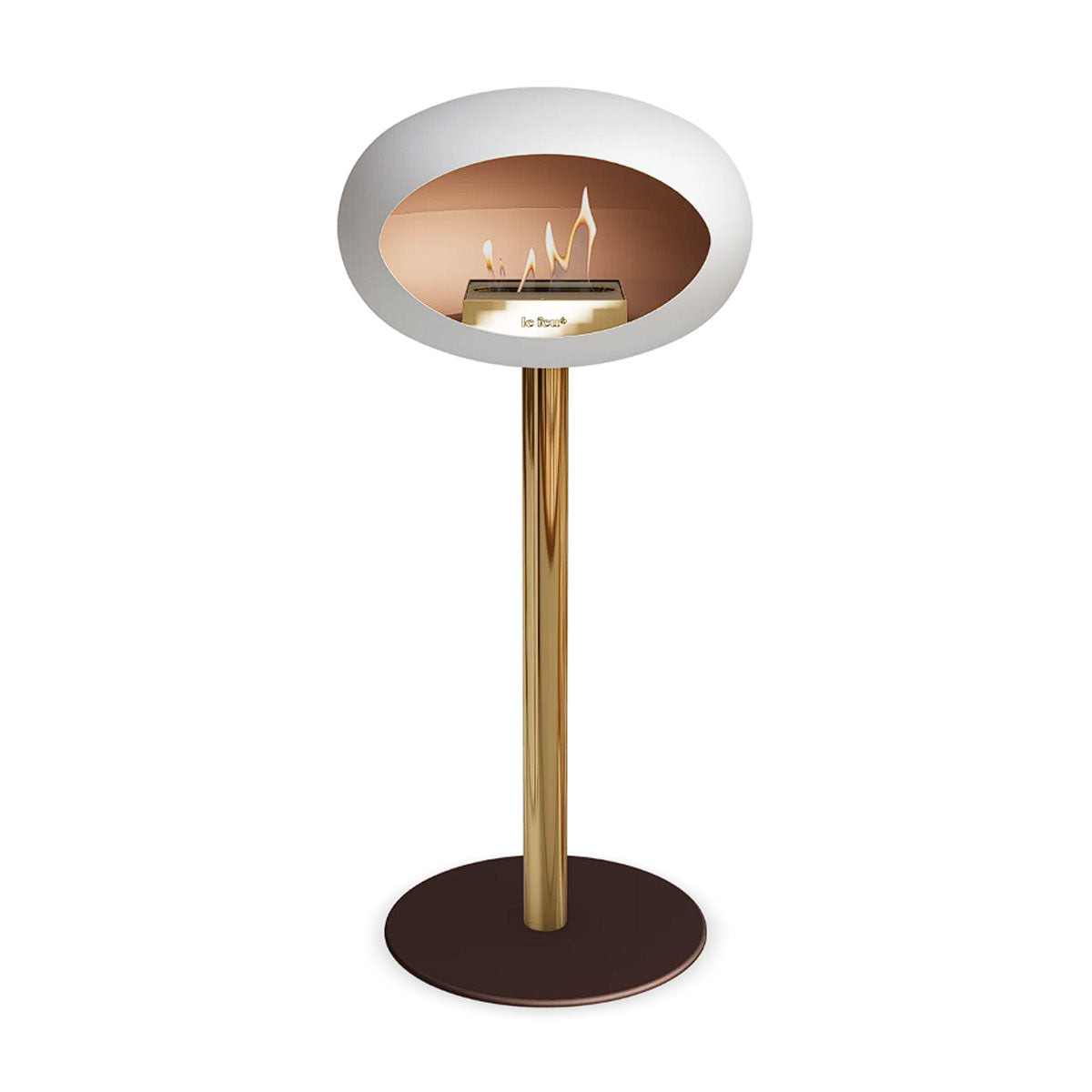 Le Feu Ground Steel High - White - 60mm Pole Width