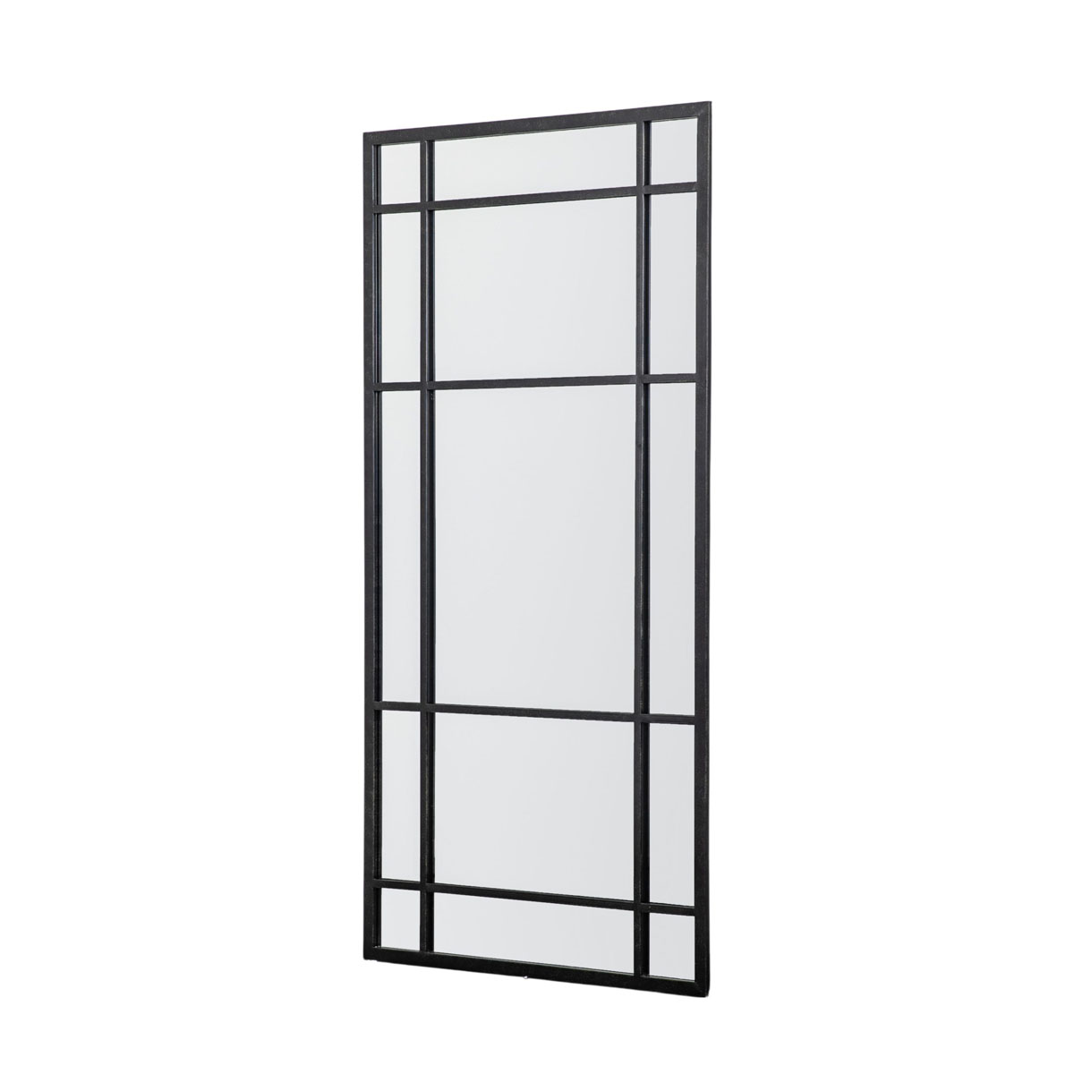 Gallery Direct Margate Mirror Black 750x25x1500mm