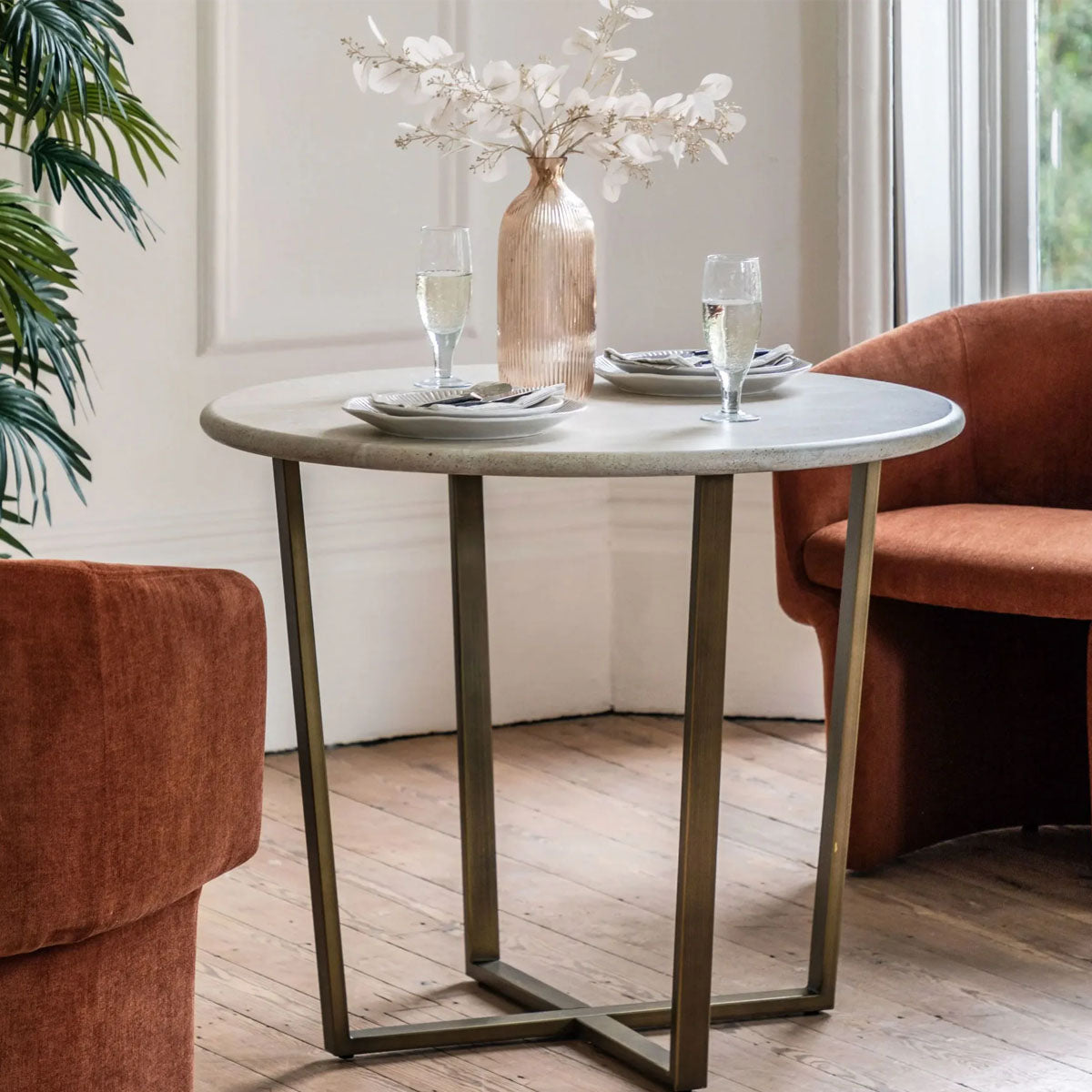 Gallery Direct Moderna Round Dining Table 900x900x750mm