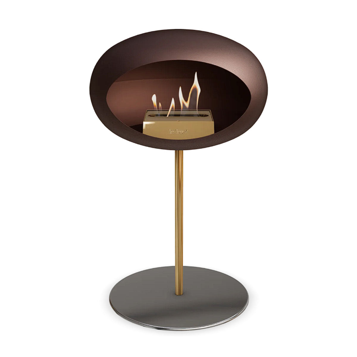 Le Feu Ground Steel Low - Mocca - 25mm Pole Width