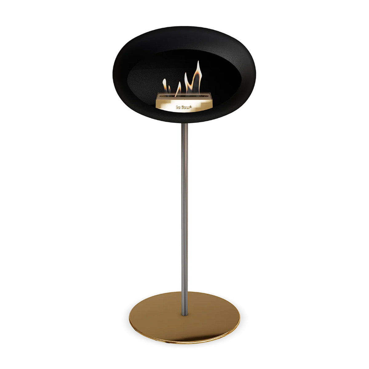 Le Feu Ground Steel High - Black - 25mm Pole Width