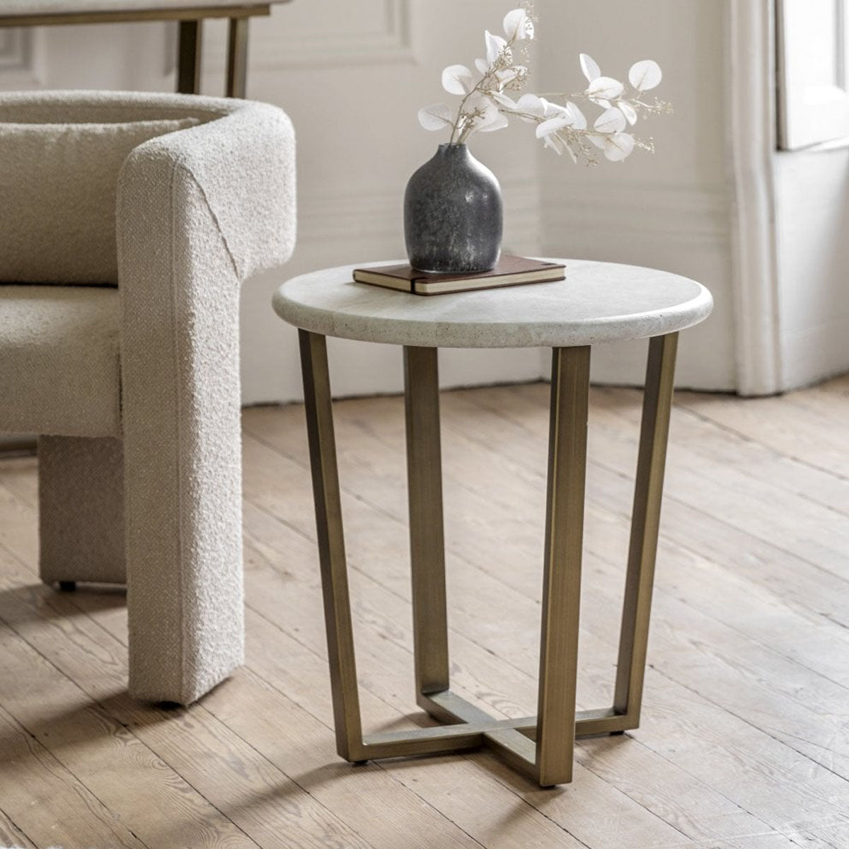 Gallery Direct Moderna Side Table 520x520x560mm