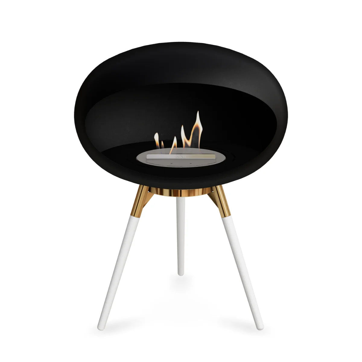 Le Feu Dome 625 - Black Ground Wood Low