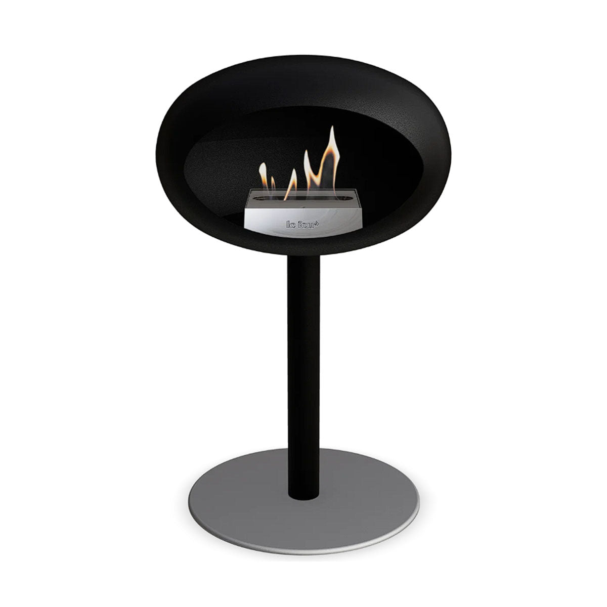 Le Feu Ground Steel Low - Black - 60mm Pole Width