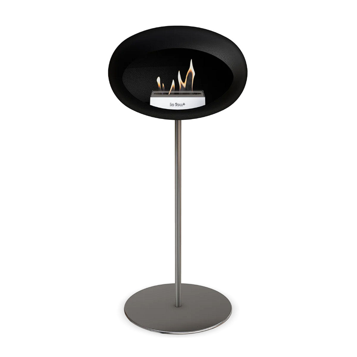 Le Feu Ground Steel High - Black - 25mm Pole Width