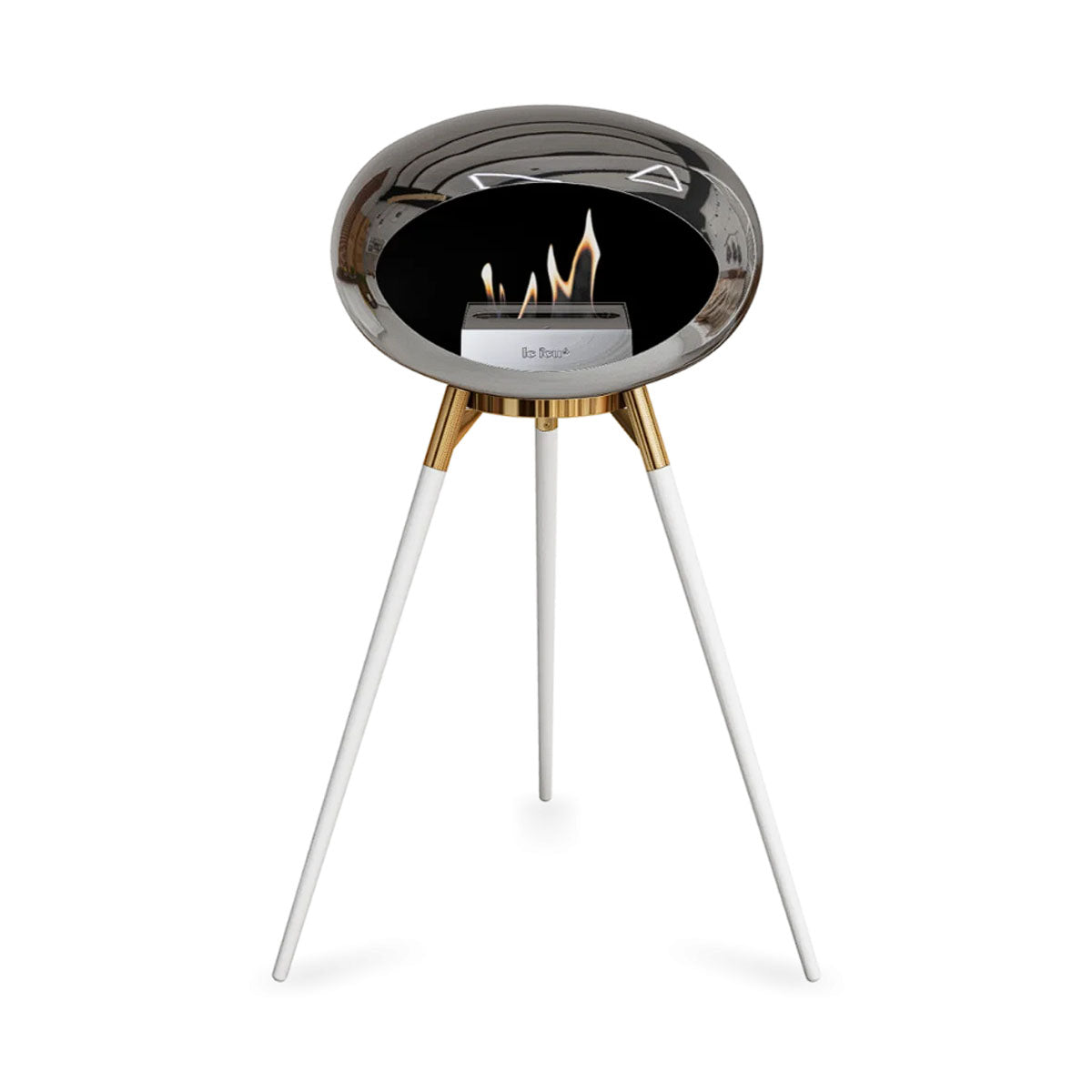 Le Feu Ground Wood High - Chromed Silver