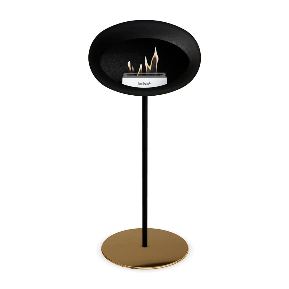 Le Feu Ground Steel High - Black - 25mm Pole Width