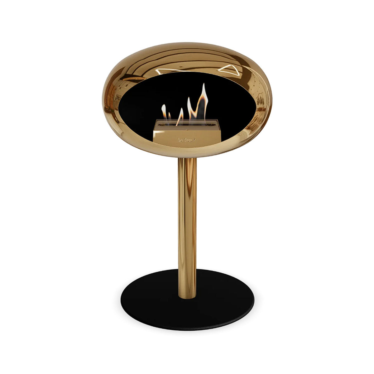 Le Feu Ground Steel Low - Chromed Rose Gold - 60mm Pole Width