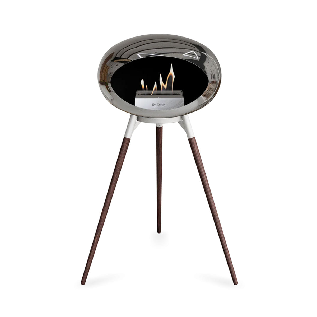 Le Feu Ground Wood High - Chromed Silver