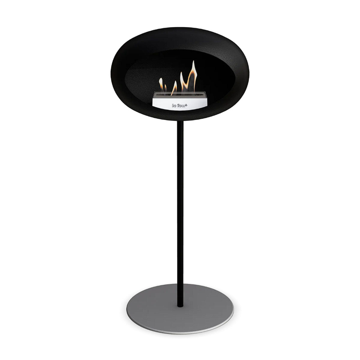 Le Feu Ground Steel High - Black - 25mm Pole Width