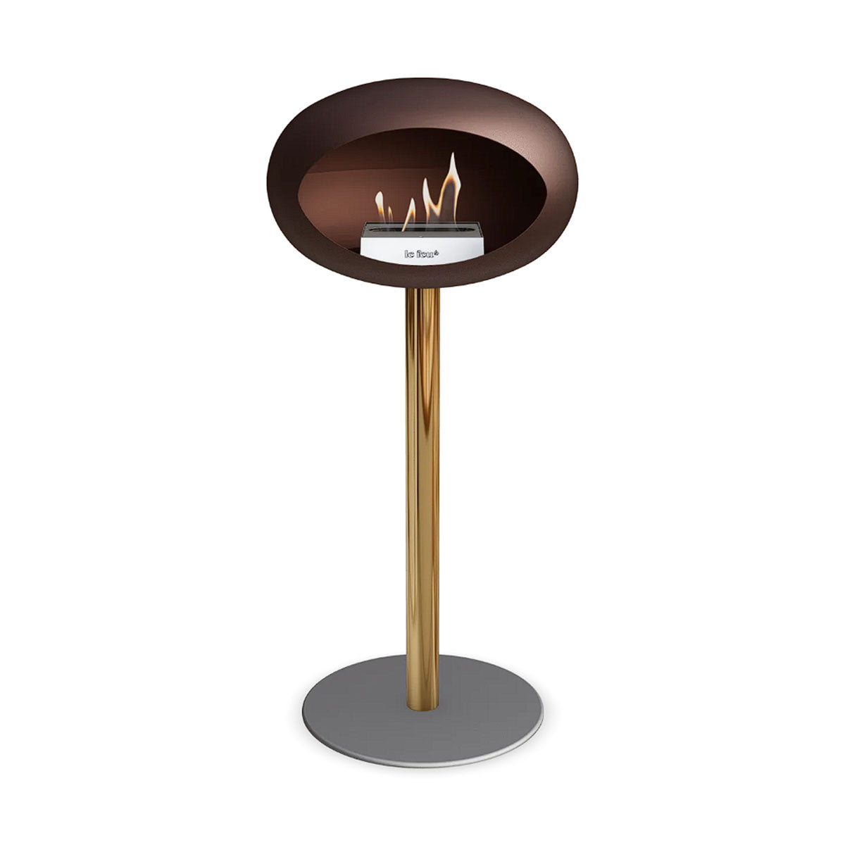 Le Feu Ground Steel High - Mocca - 60mm Pole Width