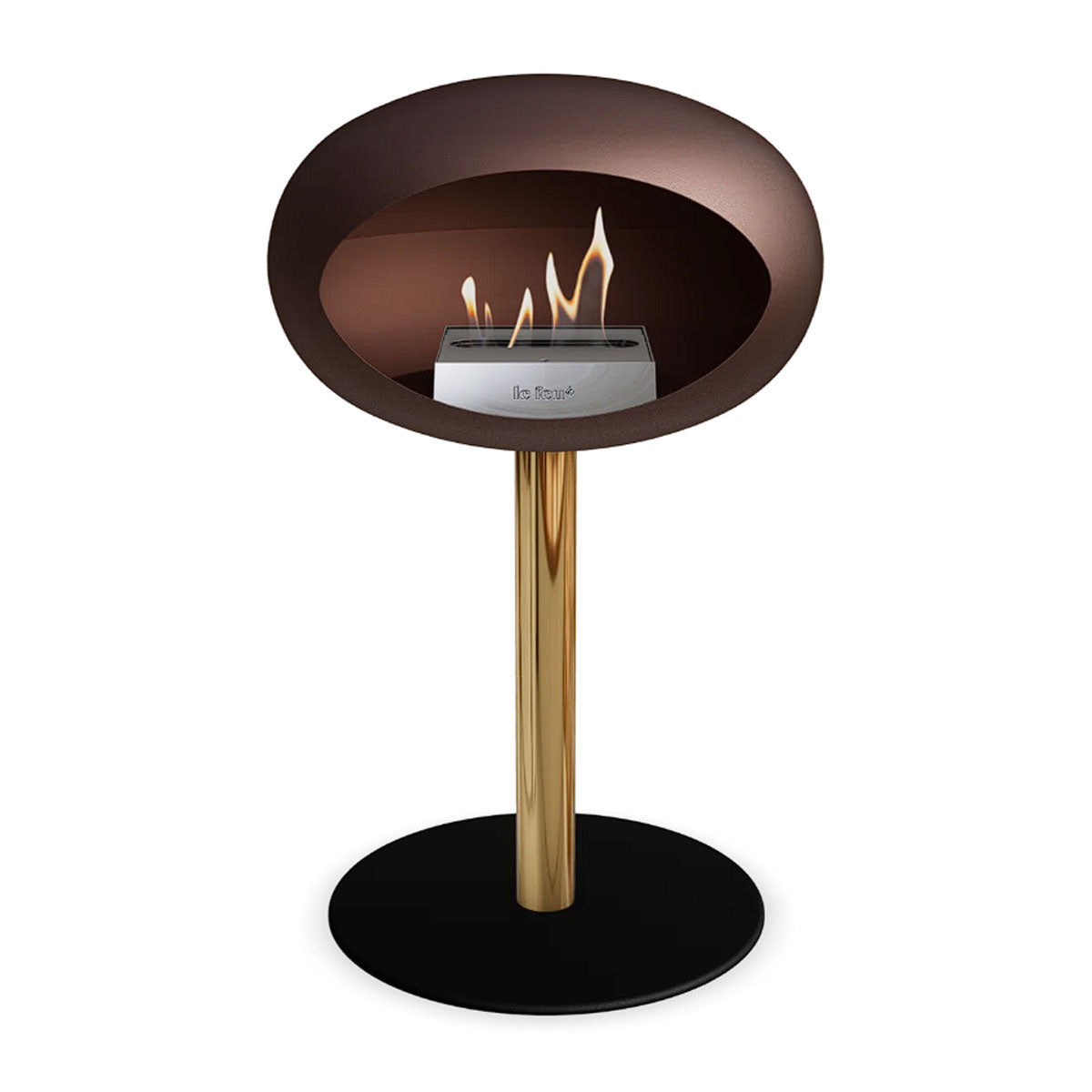 Le Feu Ground Steel Low - Mocca - 60mm Pole Width