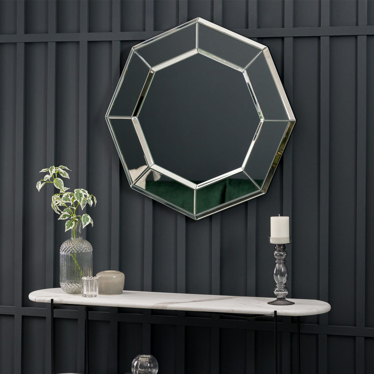 Gallery Direct Vienna Octagon Mirror 800mm