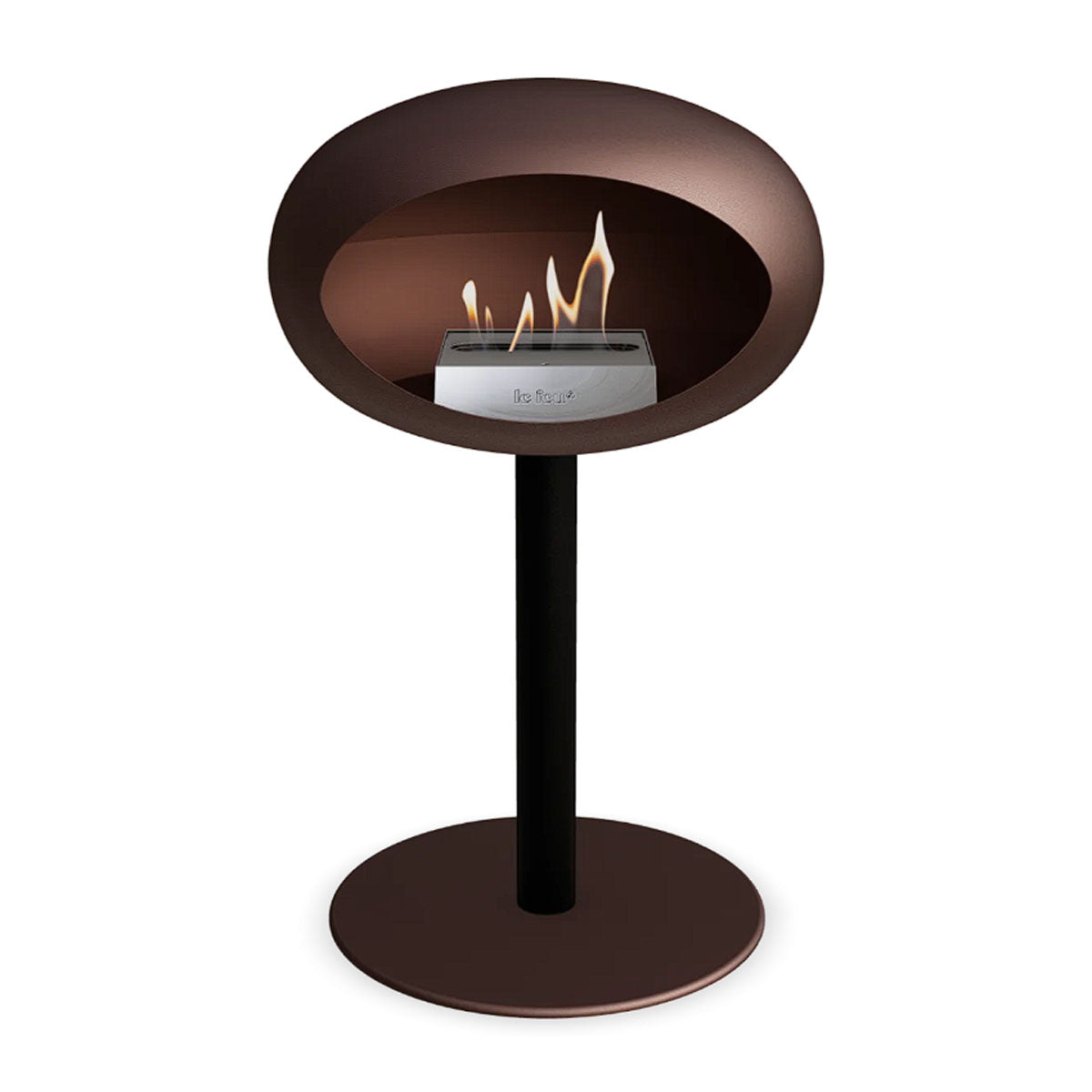 Le Feu Ground Steel Low - Mocca - 60mm Pole Width
