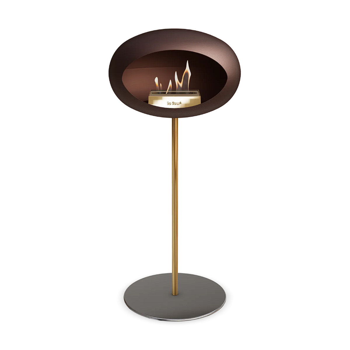 Le Feu Ground Steel High - Mocca - 25mm Pole Width