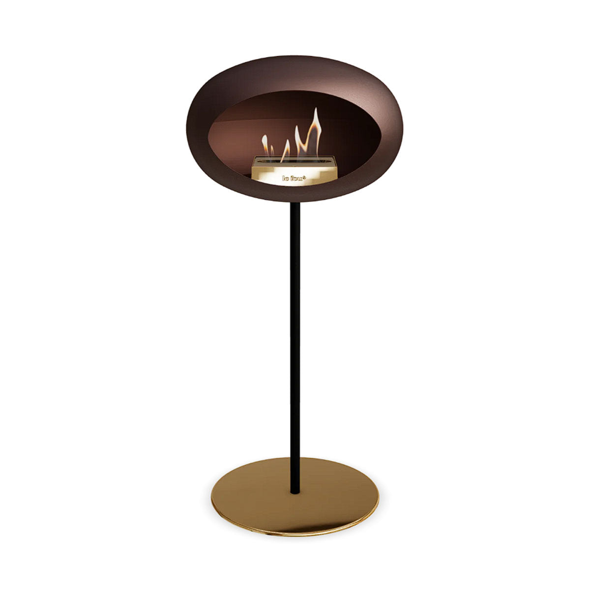 Le Feu Ground Steel High - Mocca - 25mm Pole Width