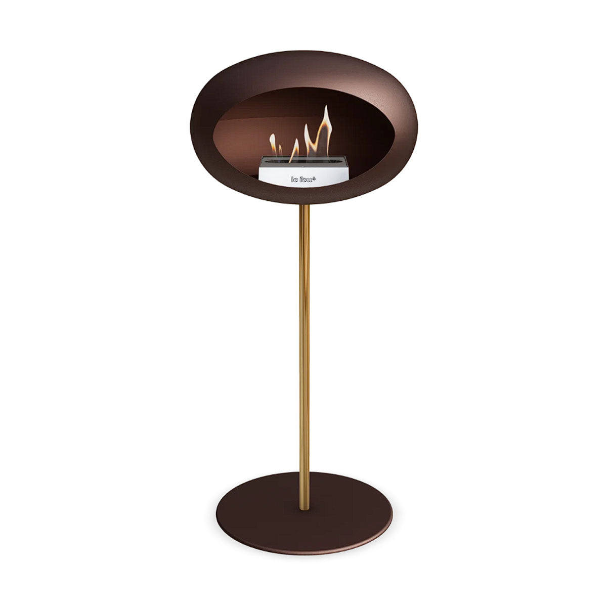 Le Feu Ground Steel High - Mocca - 25mm Pole Width