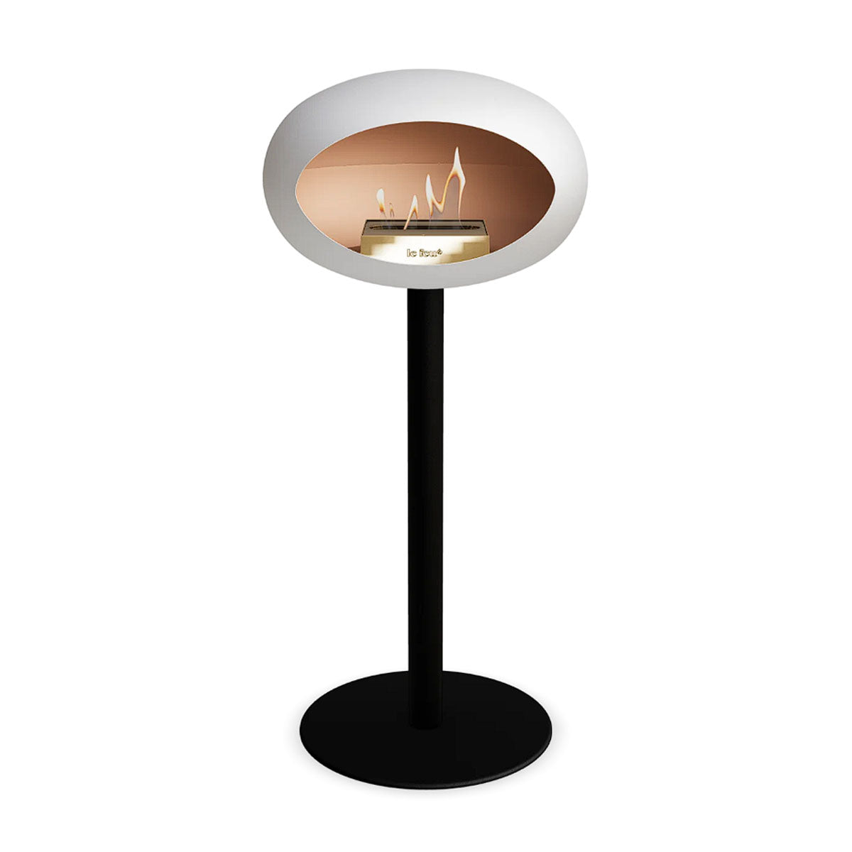 Le Feu Ground Steel High - White - 60mm Pole Width