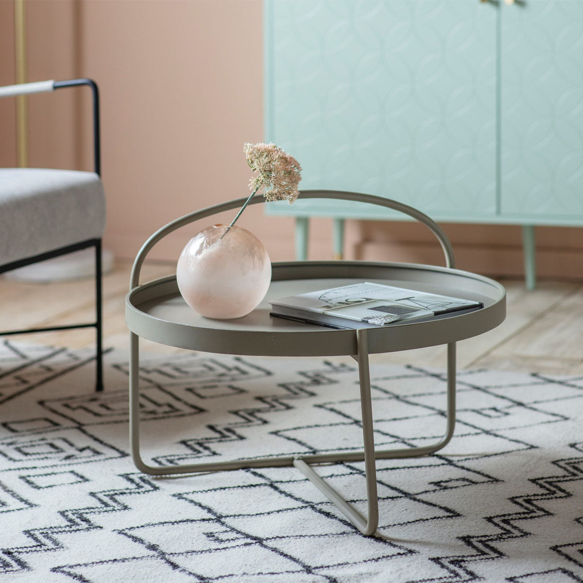 Gallery Direct Melbury Coffee Table Latte 650x650x500mm