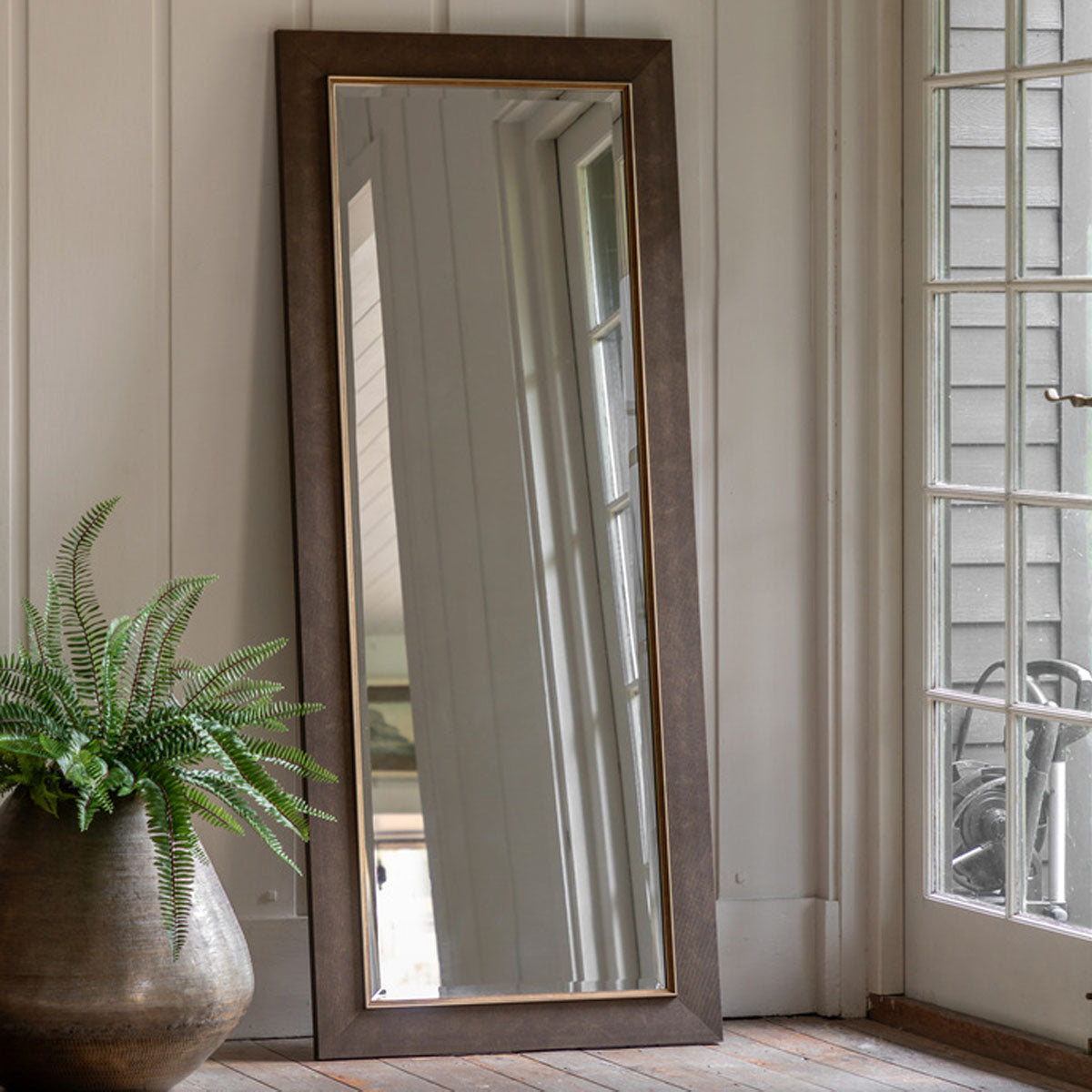 Gallery Direct Richmond Leaner Mirror Bronze 670x1670mm