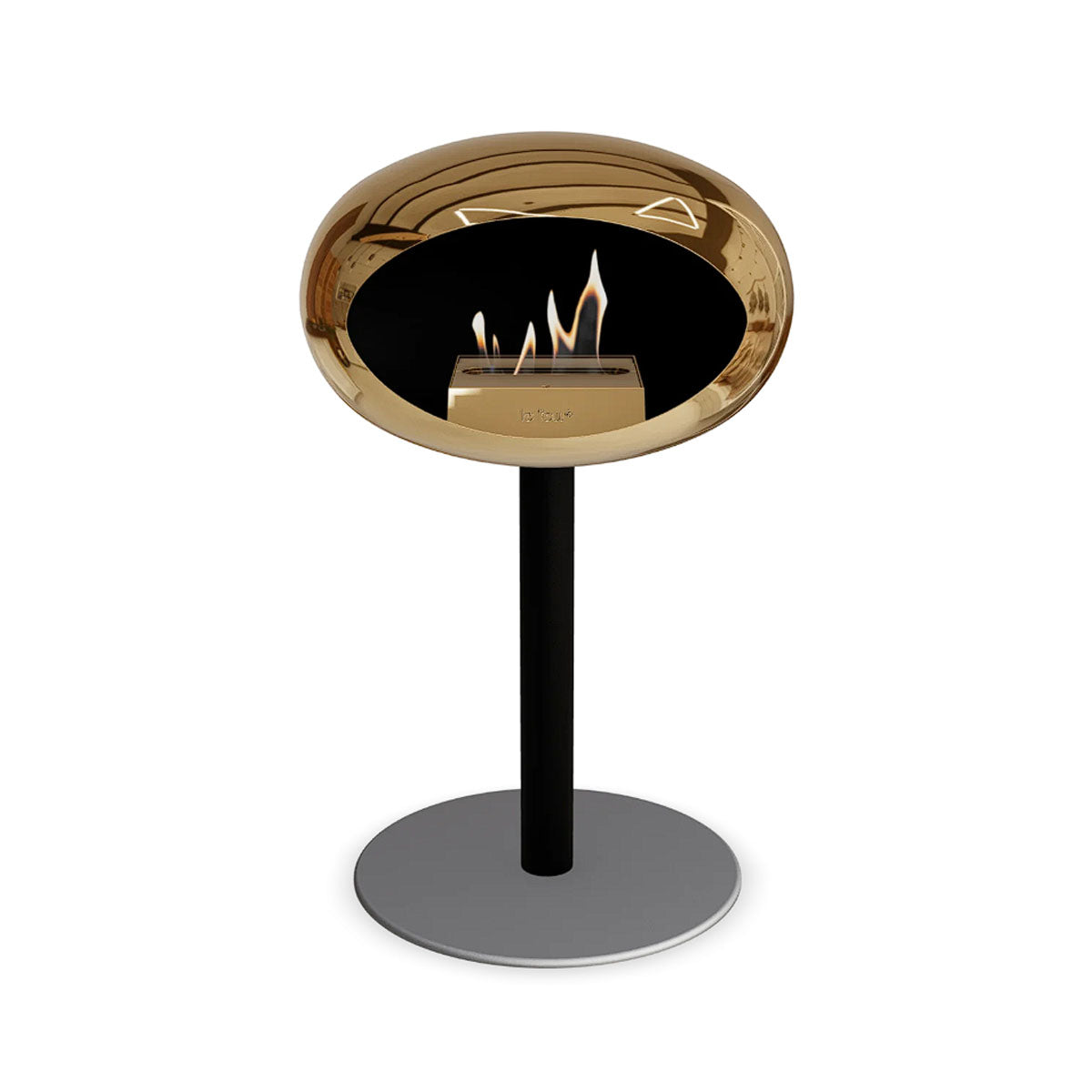 Le Feu Ground Steel Low - Chromed Rose Gold - 60mm Pole Width
