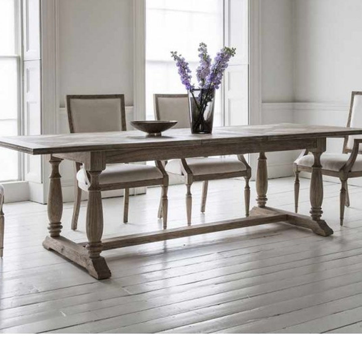 Gallery Direct Mustique Extending Dining Table 2500x1000x750mm