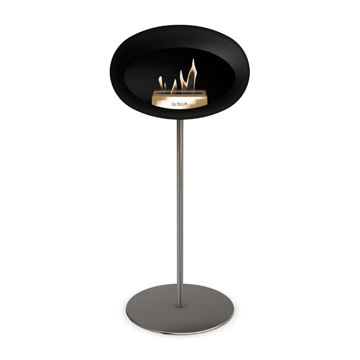 Le Feu Ground Steel High - Black - 25mm Pole Width