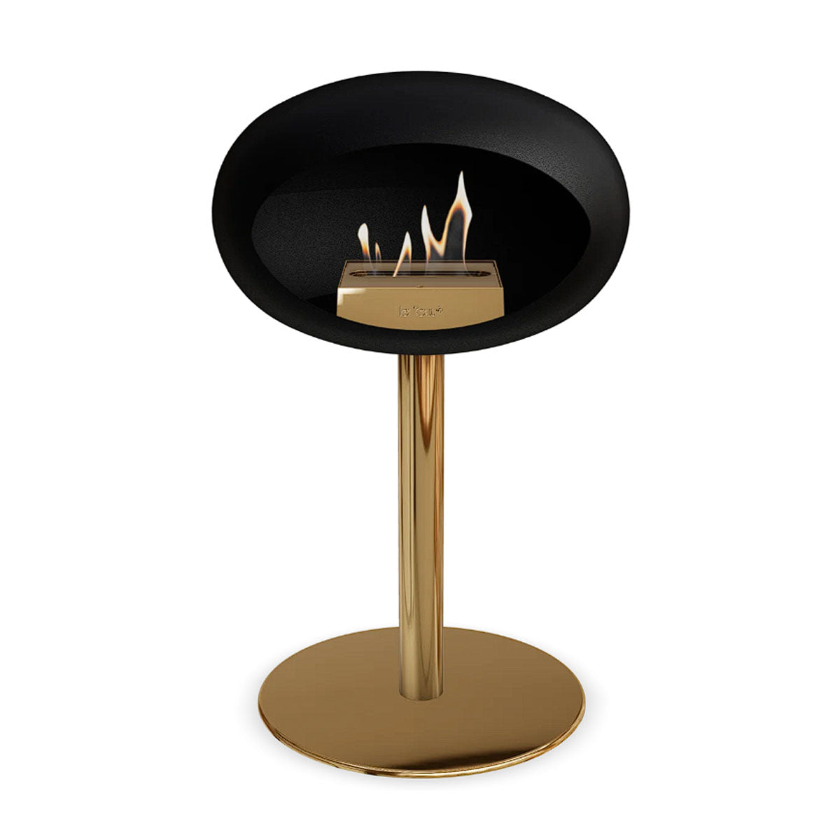 Le Feu Ground Steel Low - Black - 60mm Pole Width