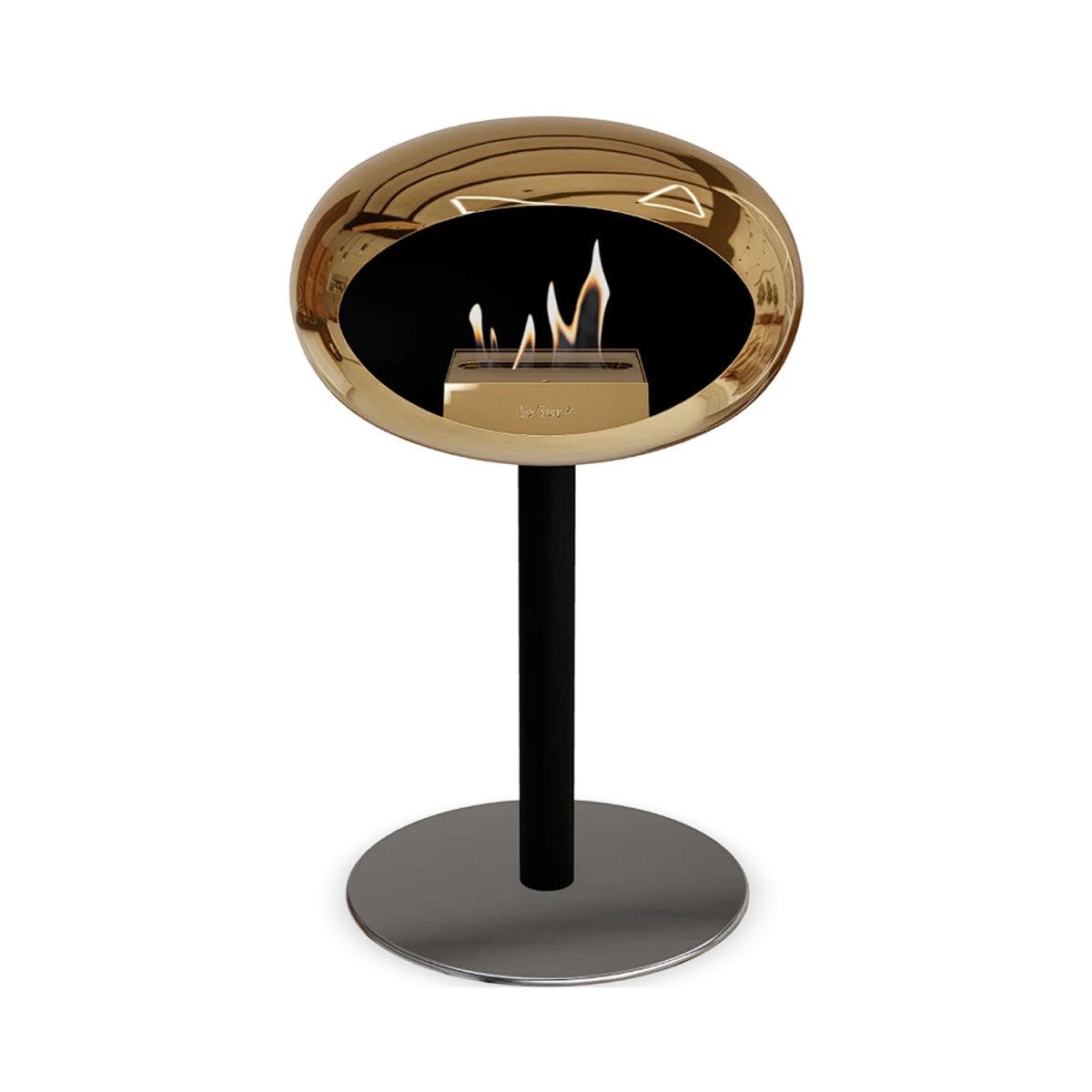 Le Feu Ground Steel Low - Chromed Rose Gold - 60mm Pole Width