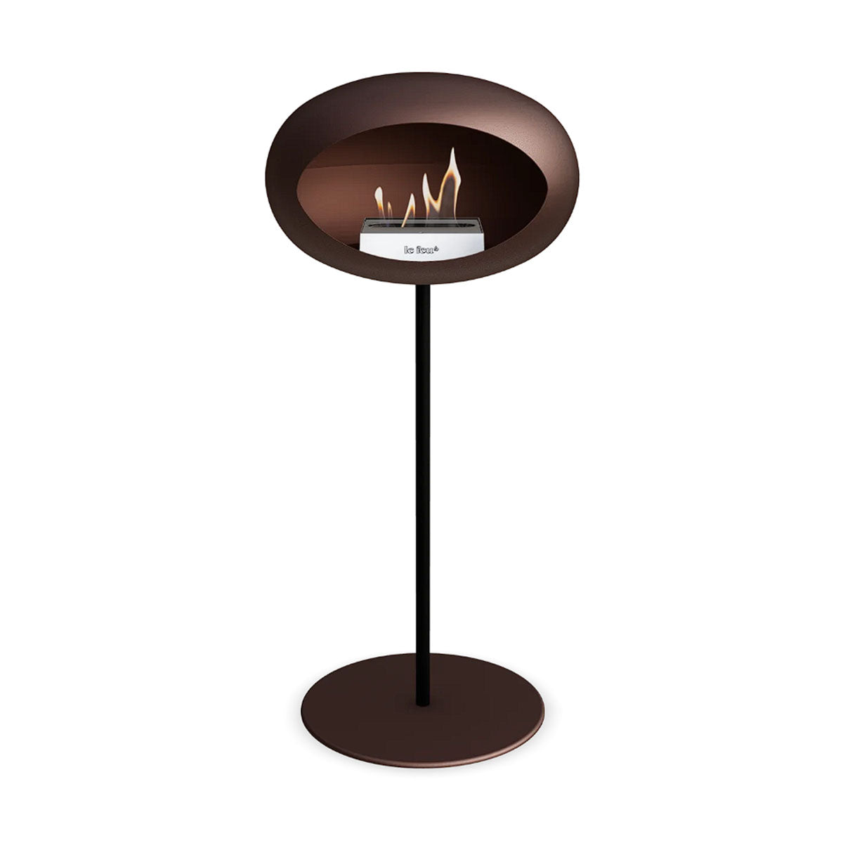 Le Feu Ground Steel High - Mocca - 25mm Pole Width
