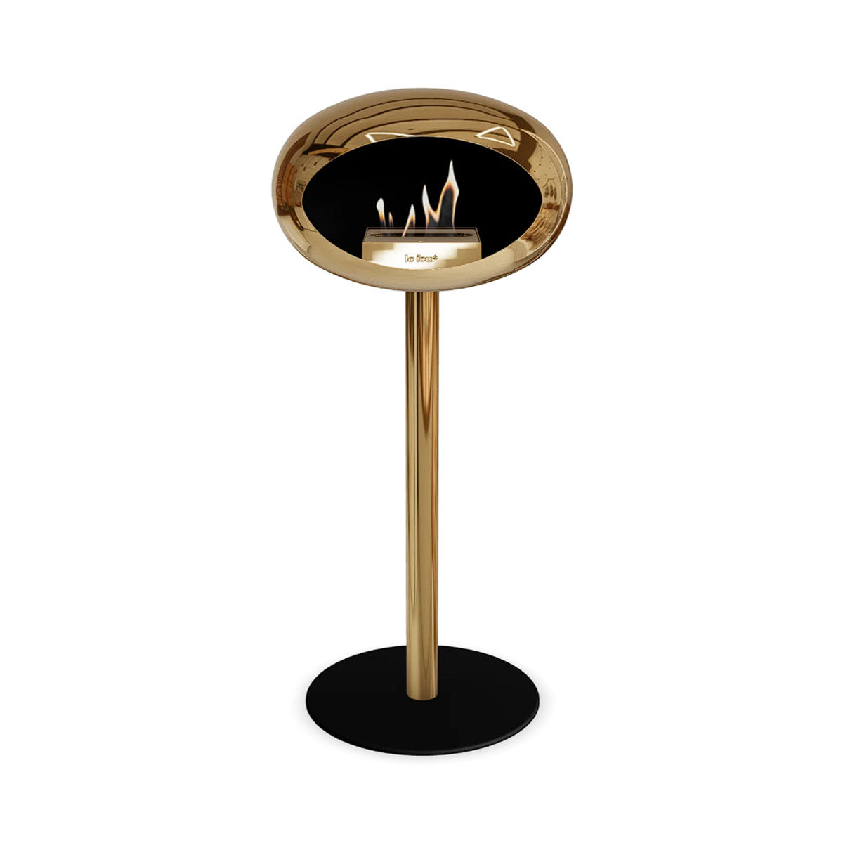 Le Feu Ground Steel High - Chromed Rose Gold - 60mm Pole Width