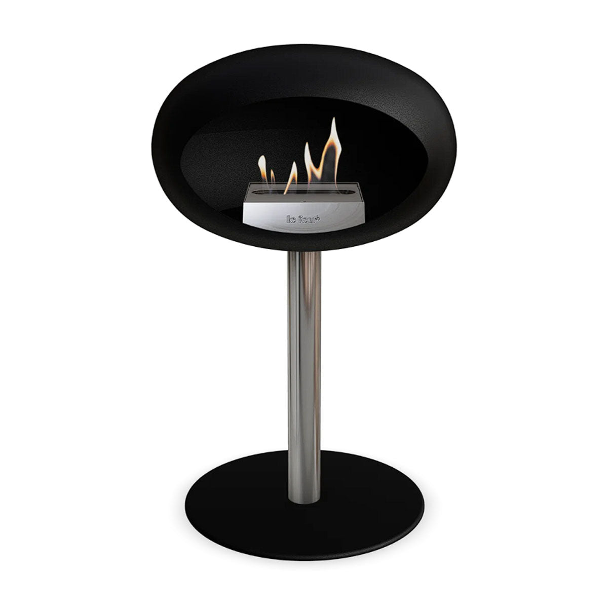 Le Feu Ground Steel Low - Black - 60mm Pole Width
