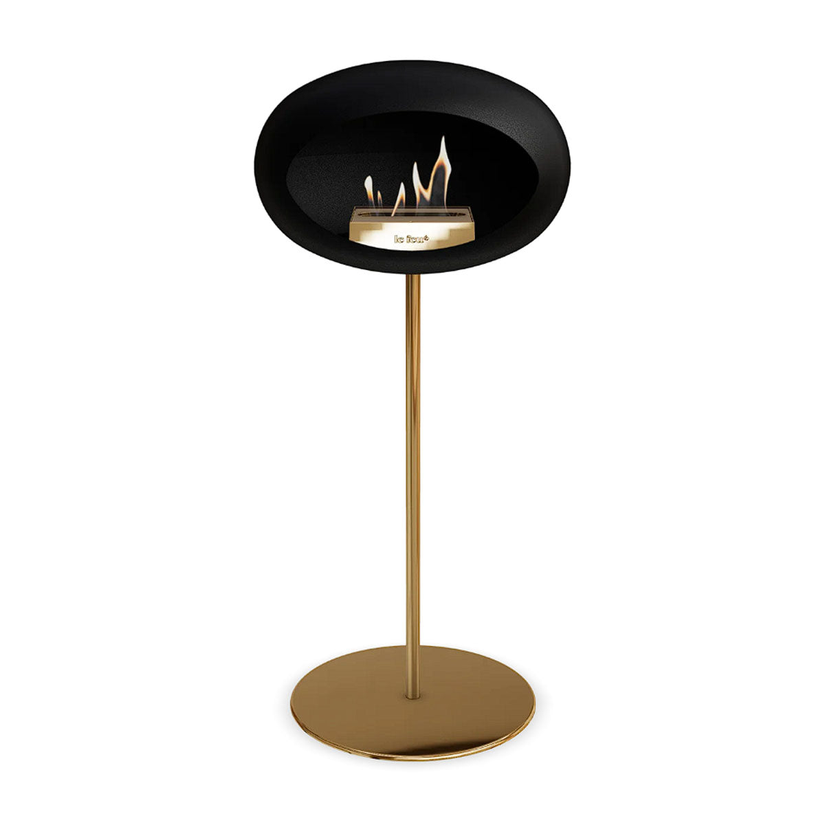 Le Feu Ground Steel High - Black - 25mm Pole Width