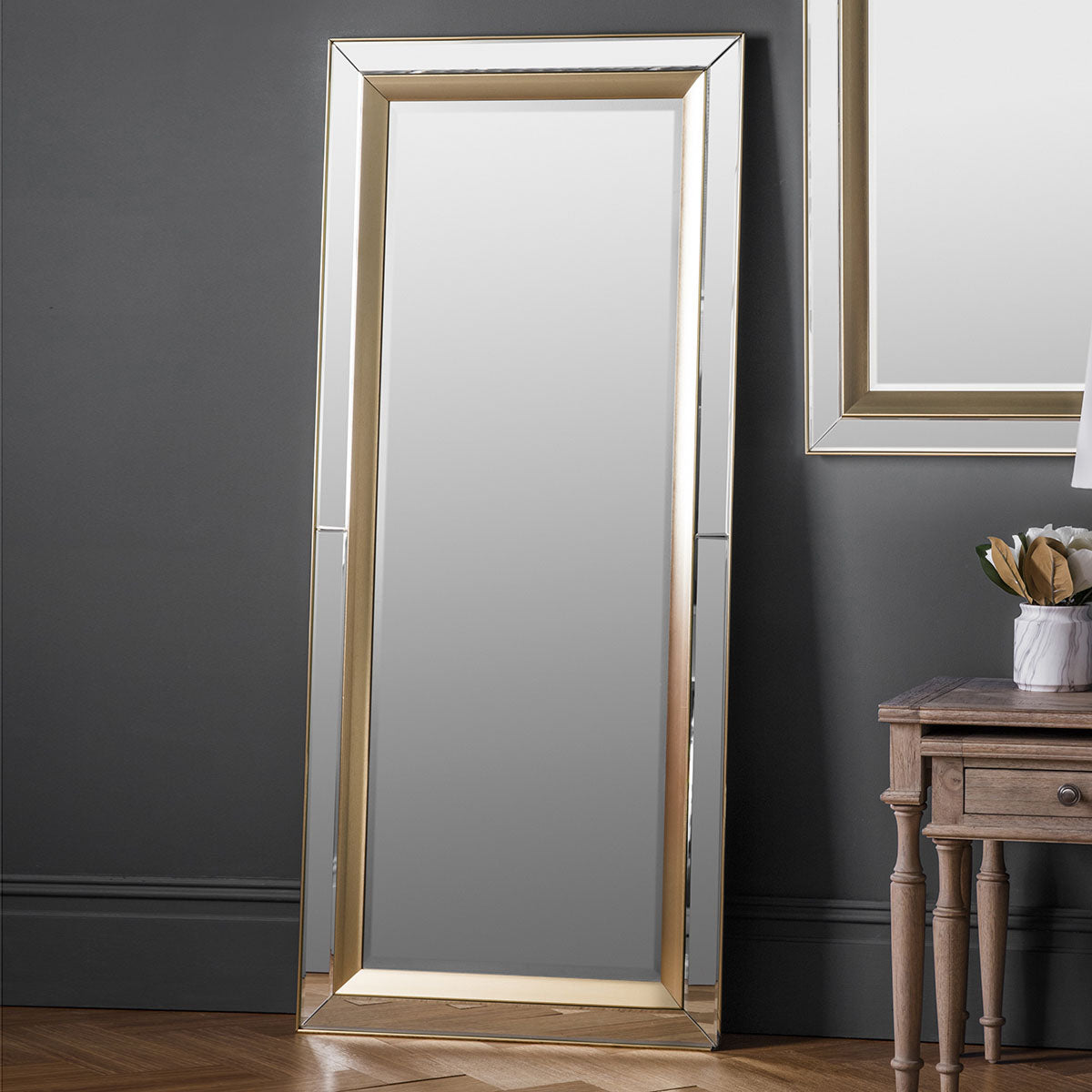 Gallery Direct Phantom Leaner Mirror 690x1580mm