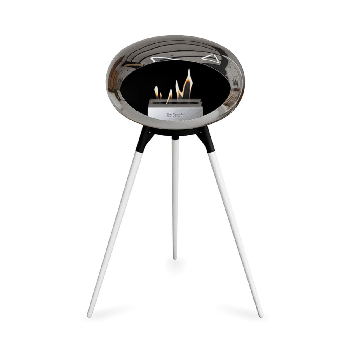 Le Feu Ground Wood High - Chromed Silver