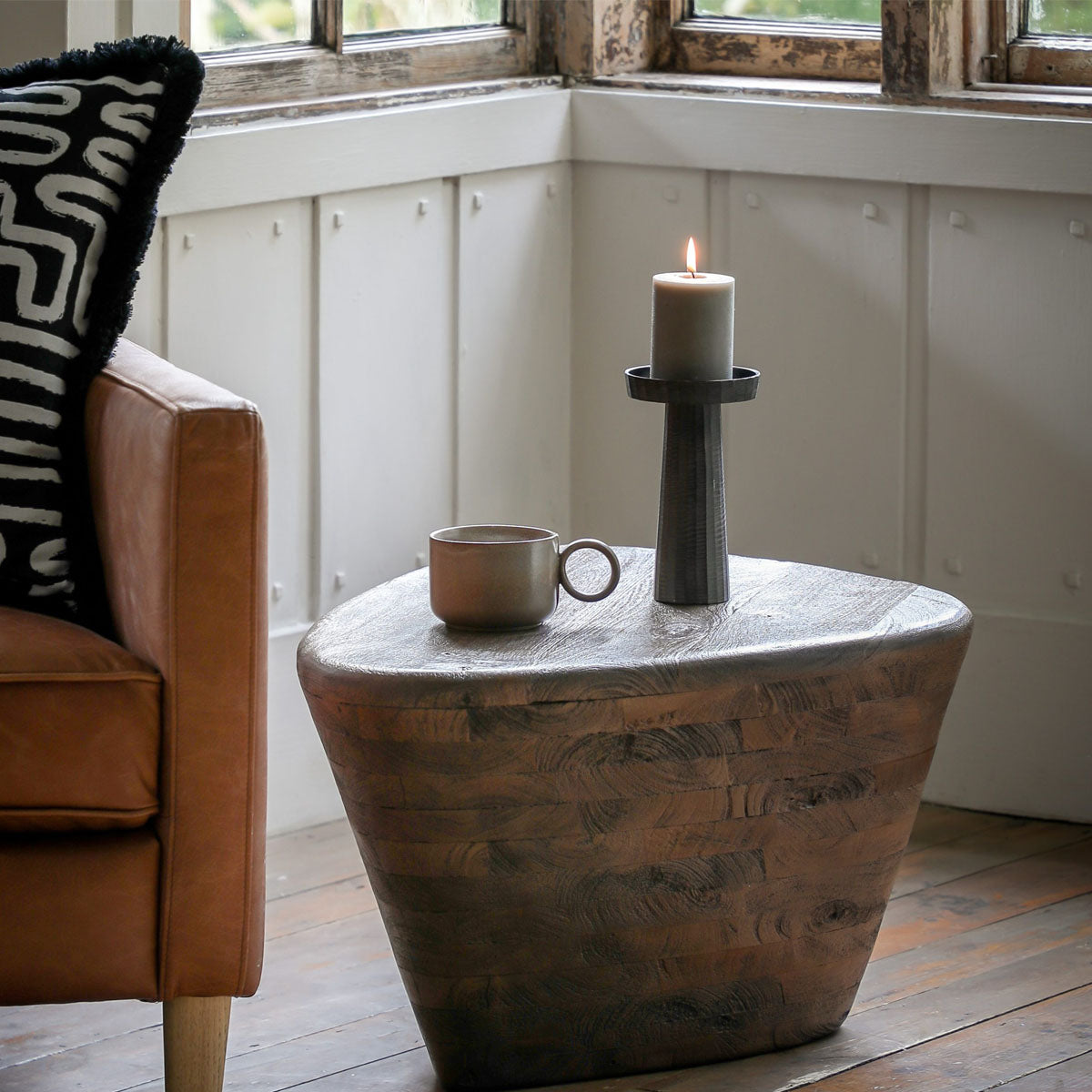 Gallery Direct Oregon Side Table 700x530x360mm