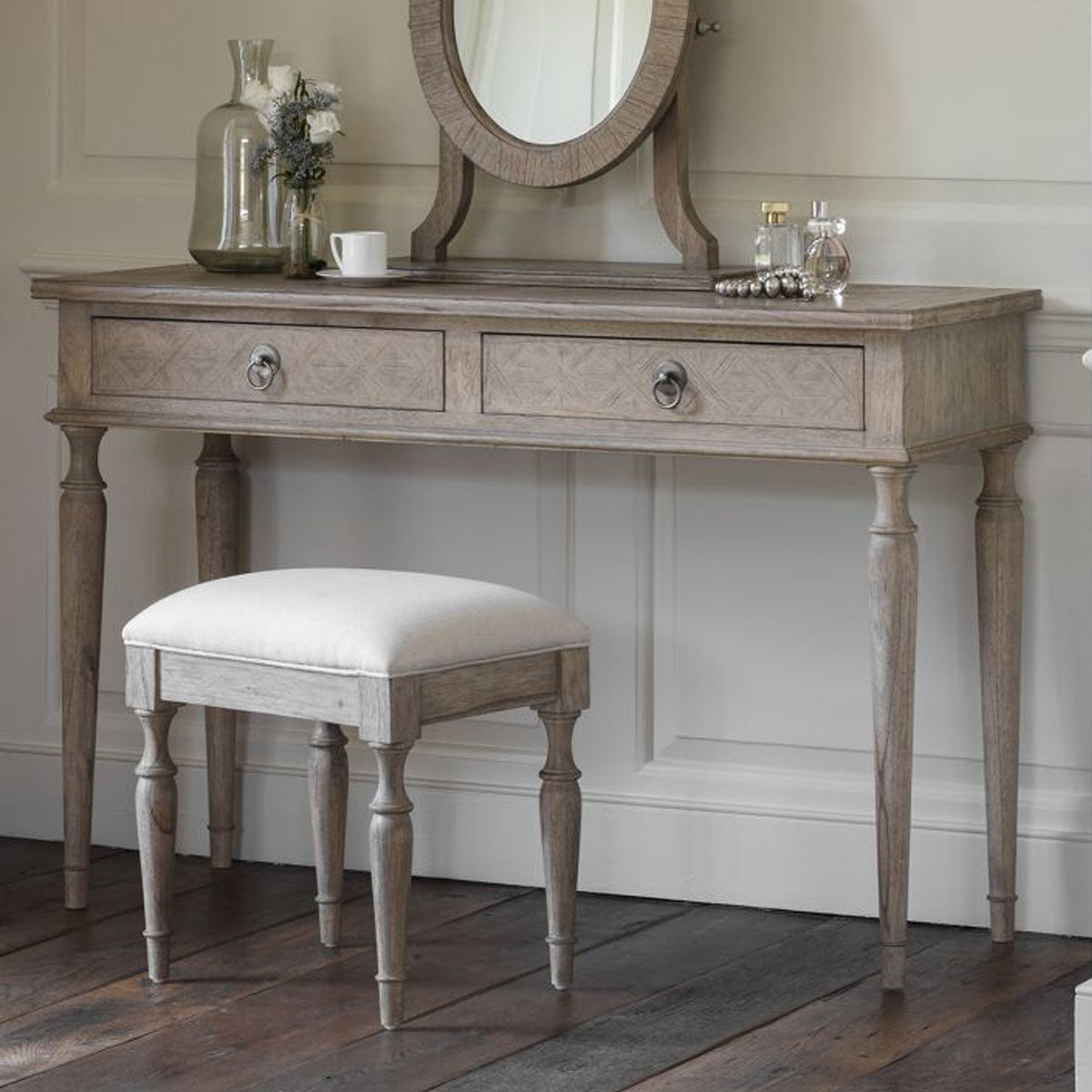 Gallery Direct Mustique Dressing Table 1200x400x800mm