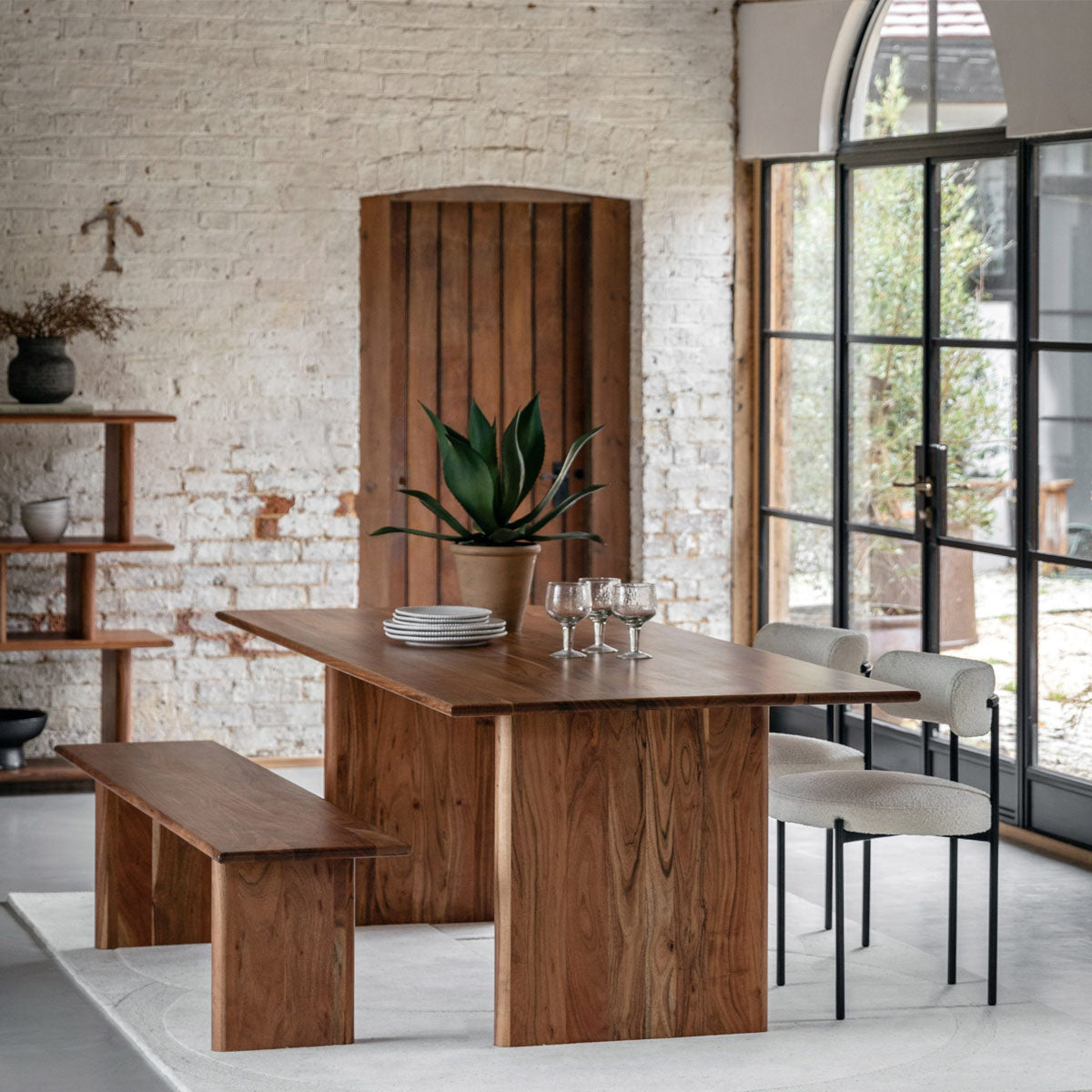 Gallery Direct Borden Dining Table 1800x1000x760mm